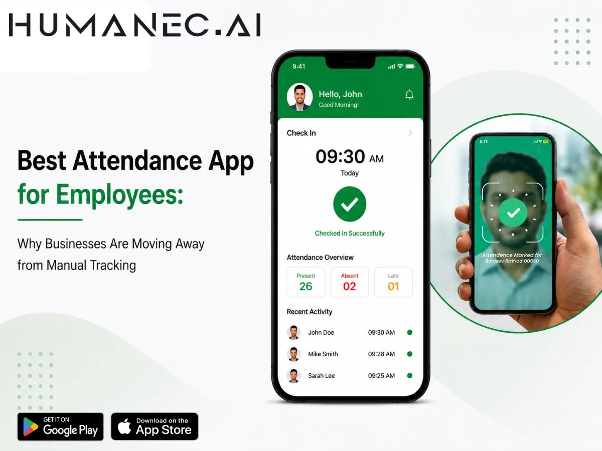 Best attendance app for employees helping businesses automate attendance tracking and workforce management