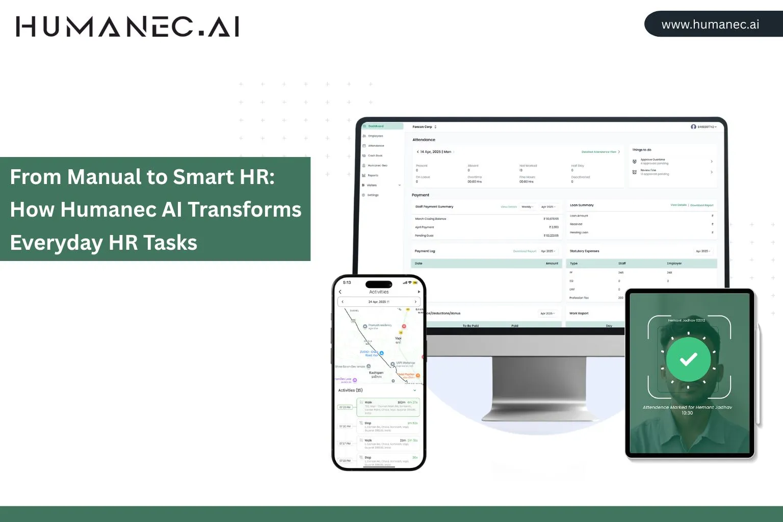 Cloud-Based HR System: Smart HR with Humanec AI