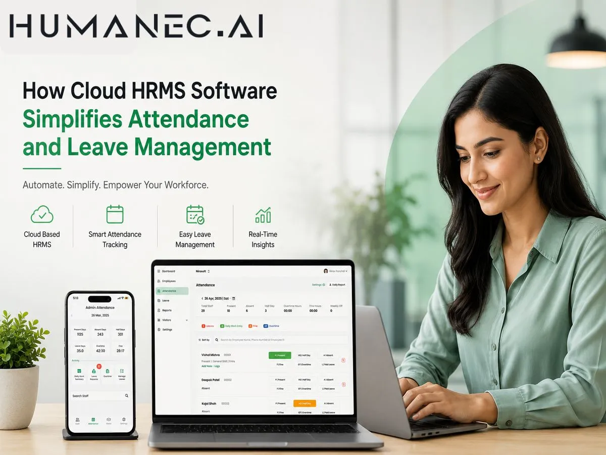 Cloud HRMS Software for Employee Attendance Tracking and Leave Management